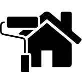 Icono de pintura para casas